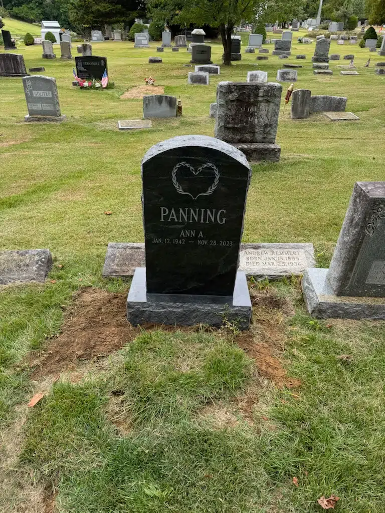 Granite (laser-engraved) Laser-Engraved Headstone hand-carved by Laser Headstone Guide in NJ — image 2