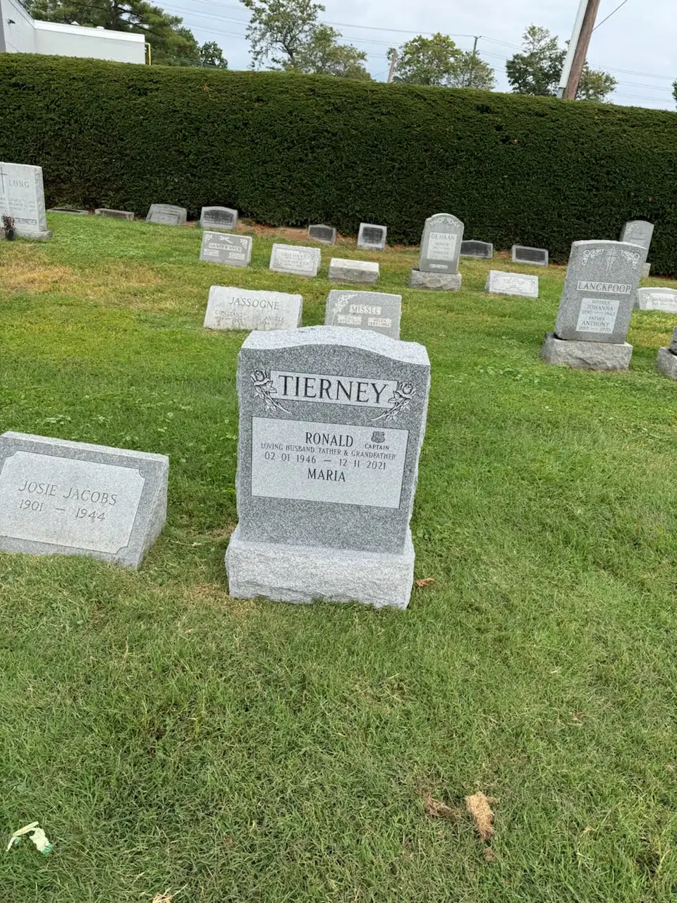 Granite (laser-engraved) Laser-Engraved Headstone hand-carved by Laser Headstone Guide in NJ — image 5